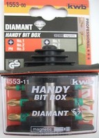 Kwb Handy Bit- Box Ph/ Pz Schrauberbits Bits Diamant 7 Teilig