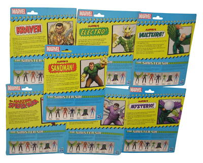 Marvel Legends Series Spider-man Vs. The Sinister Six Set 7 Action