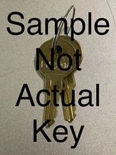 T1321-T1345 2 Keys for Bauer "T" Handle Locks Cut to Your Key Code