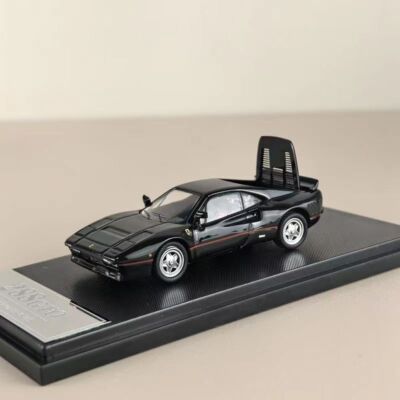 Hone Model 1:64 Scale Black Ferrari 288 GTO 1/64 Diecast Car Model