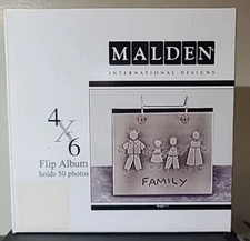 Malden International Designs 4x6 Flip Family Album 50 Photos (NIB)