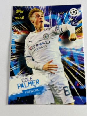 Topps Steve Aoki 2021/22 UEFA Champions League Manchester City Cole Palmer RC