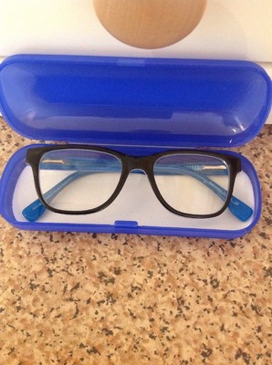 Specsavers Kids Glow 2 Black Blue Prescription Glasses Frames Used