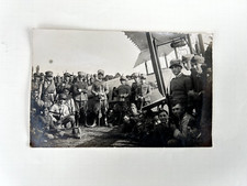 AEREO AEREONAUTICA MILITARI DIVISA PRIMA GUERRA VECCHIA CARTOLINA FOTOGRAFICA