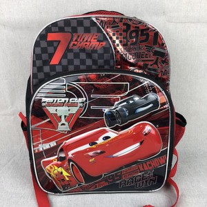 backpack cars disney mcqueen pixar lightning boys light