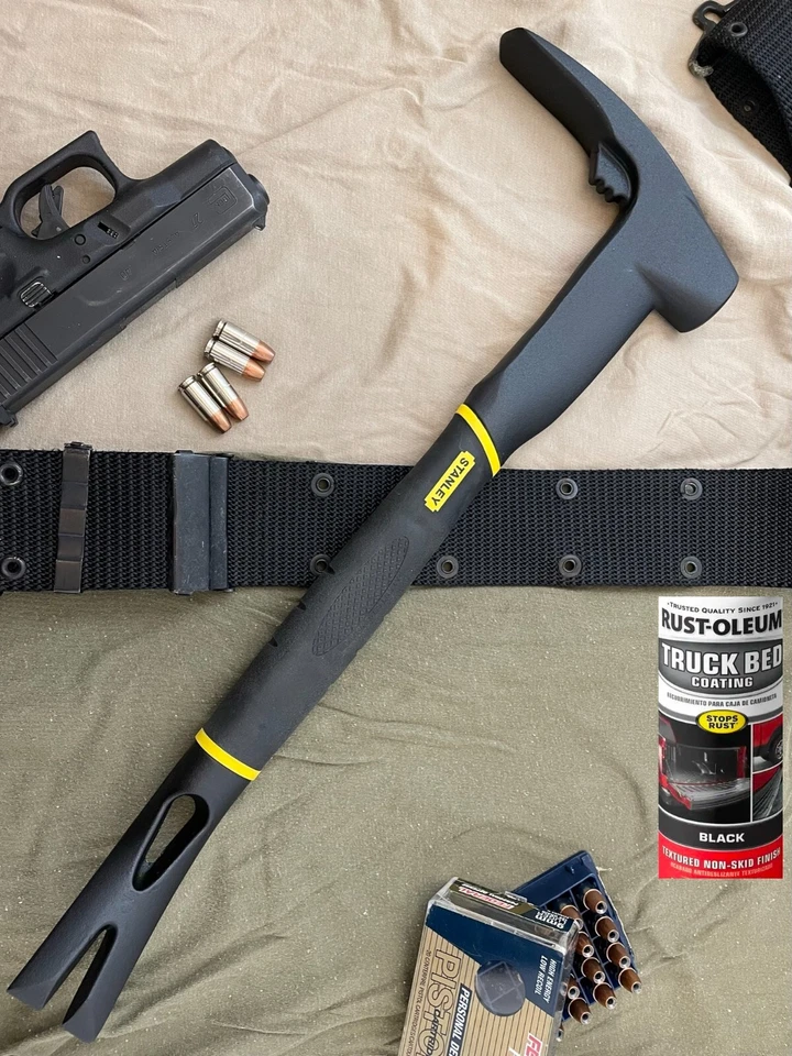 18"MODIFIED 55-099 Breaching Survival Bug-Out Bag Fire/Emergency Responders Tool - Image 2 of 4