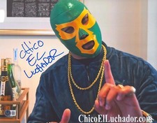 Chico El Luchador Signed 11x14 Photo BAS COA CMLL ROH New Japan Pro Wrestling