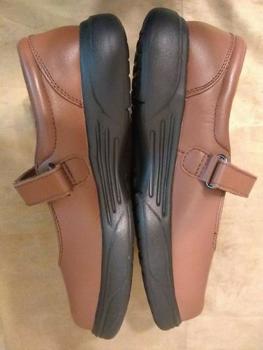 Women's MT EMEY Brown Leather MaryJane Orthopedic Shoe Sz-8-5E EEEEE 9205 f481 - Picture 7 of 12