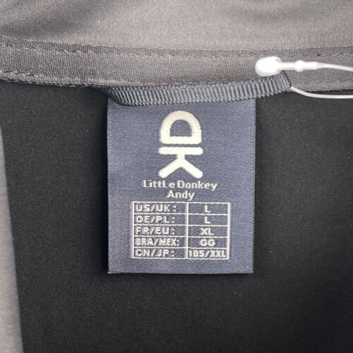 Little Donkey Andy Mens Large Vest Gray DryTech Full Zip Softshell Golf - NWT - Picture 4 of 16