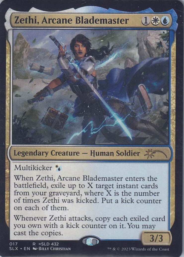 Zethi, Arcane Blademaster 017 Non Foil The List Reprints MTG Zethi, Arcane Blademaster 017 Non Foil The List Reprints MTG