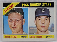Fritz Fisher & John Miller 1966 Topps  Baseball Rookie Stars #209 Ex