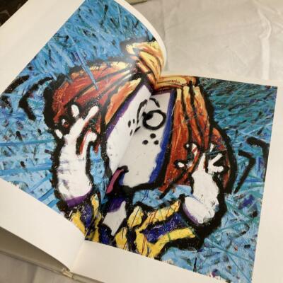 Tom Everhart Snoopy Art Book Paintings Rare Used Evehardt