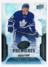 2016-17 UPPER DECK ICE PREMIERES FREDERIK GAUTHIER ROOKIE 0822/1299 TORONTO