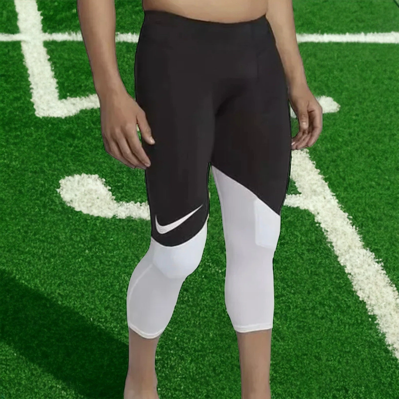 Nike Pro Vapor Speed Black NFL Football Padded Superbowl Team Pants Men XL NEW