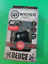 Wicked Audio DEUCE WI1850 Noise Isolation In-Ear EARbuds Headphones With Mic
