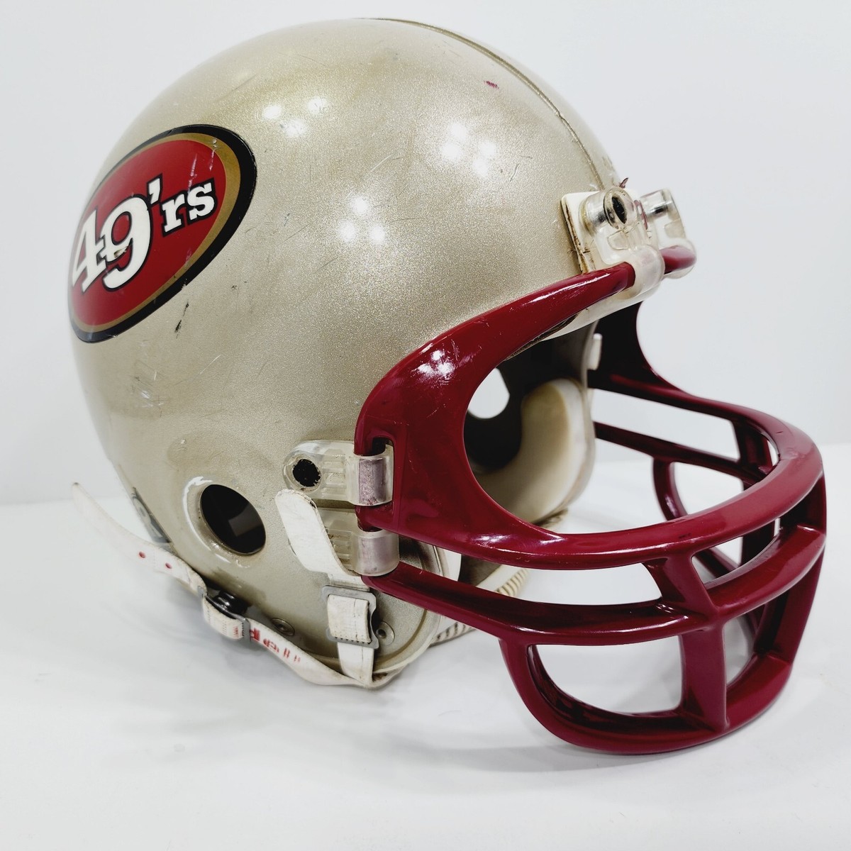 Riddell サンフランシスコ・フォーティナイナーズ ヘルメット オーダー］リデル NFL レプリカヘルメット（1/1サイズ） 49ers