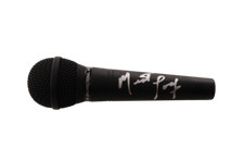 MEAT LOAF SIGNED AUTOGRAPH MICROPHONE MIC - BAT OUT OF HELL SINGER W/ JSA LOA