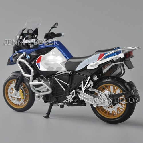 1:12 Diecast Motorcycle Model Toys BMW R1250 GS MIniature Replica Sound & Light - Picture 2 of 18