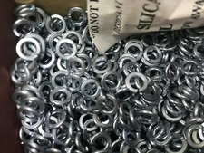 #10  BOLT SIZE SPLIT LOCK WASHER ZINC PLATED - 100PC