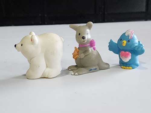 Fisher Price Little People Animals X3 Kangaroo, Polar Bear & Bird 2001 - Picture 4 of 6