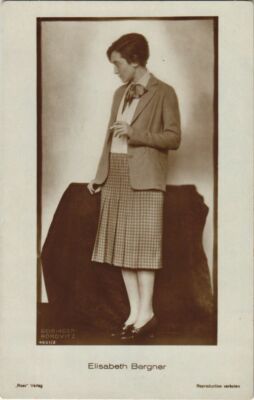 Old postcard AK Elisabeth Bergner FILM STAR (1153695)