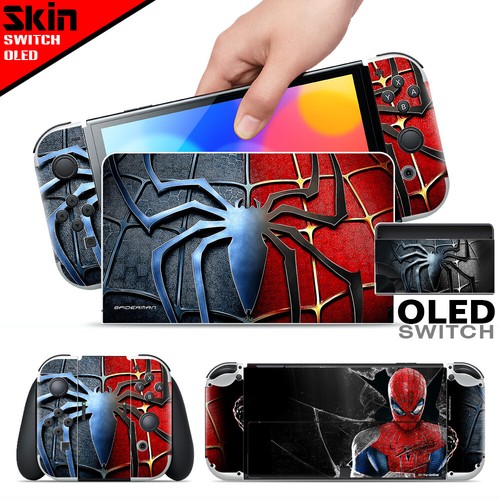 Ci-Yu-Online Spider Man Vinyl Skin Screen Protector for Nintendo Switch OLED - Picture 4 of 6