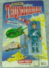 Vintage Thunderbirds Scott Tracy Thunder-Stun - Matchbox RARE New