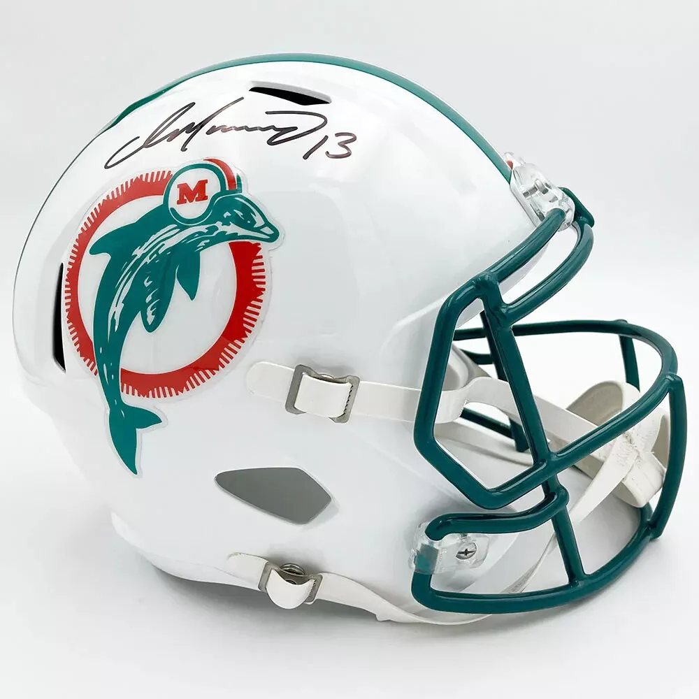 Dan marino store autographed helmet