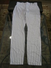 Robinson Cano 2010 New York Yankees Home Pinstripe Game Used Worn Pants