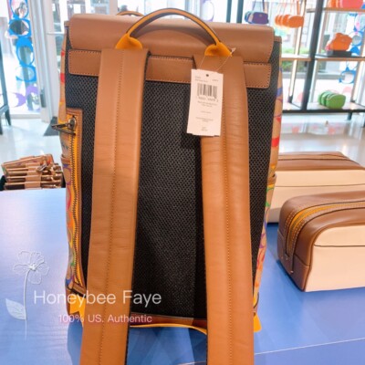 COACH BACKPACK C9845 コーティングキャンパス　MULTI NWT Coach MEN's Track Backpack In Rainbow Signature Canvas