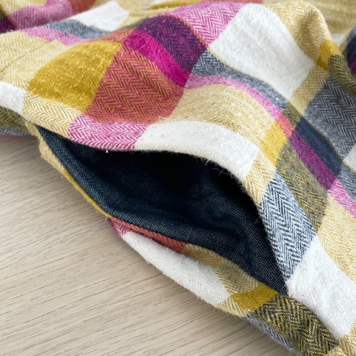 Gorman Mini Dress Womens Size 6 Multicolour Check Flannel Button Up Long Sleeve - Picture 8 of 16