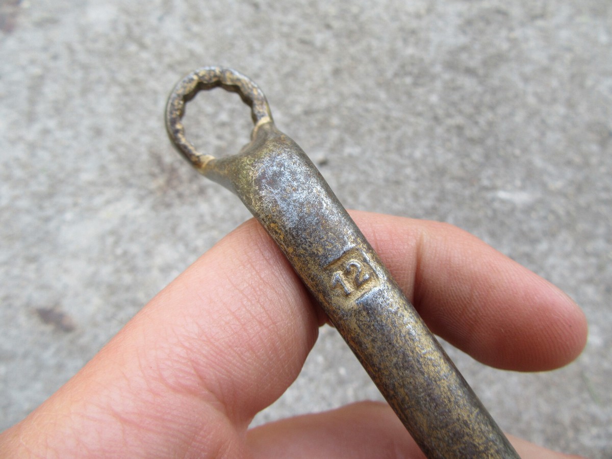 VTG OLD Hazet DIN 838 12/13 12X13 SPANNER DOUBLE RING WRENCH VTG OLD Hazet DIN 838 12/13 12X13 SPANNER DOUBLE RING WRENCH