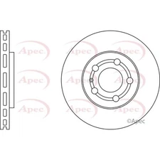 Apec Front Brake Disc DSK750 - OE High Quality Precision Engineered Part