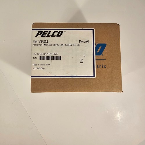PELCO IM-VESM surface mount ring for Sarix IM VE Rev: A0 Fire Alarm - Picture 1 of 5