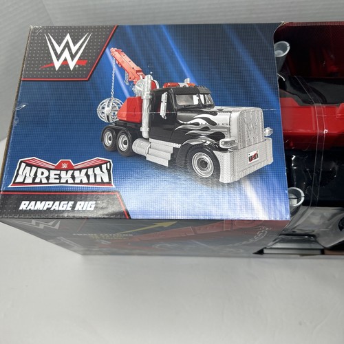 WWE Action Figure Vehicle WWE Wrekkin Wrestling WWE Rampage Rig Truck Black ๐ฅ - Picture 5 of 9