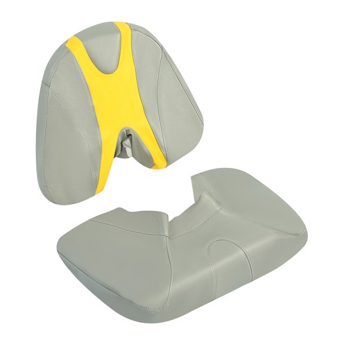 For 03 04 05 06 Sea-Doo Sportster 4-Tec Gray Yellow Full Set Seat Covers - Picture 2 of 18