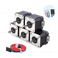 5PCS Nema 17 Stepper Motor 42Ncm 1.5A 42x38mm for CNC 3D Printer Extruder