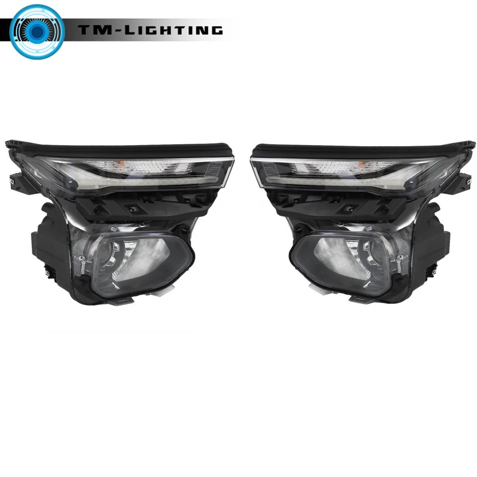 For Chevy Trailblazer 2021 2022 23 Halogen Headlights Passenger&Driver w/LED DRL - Image 2 of 4