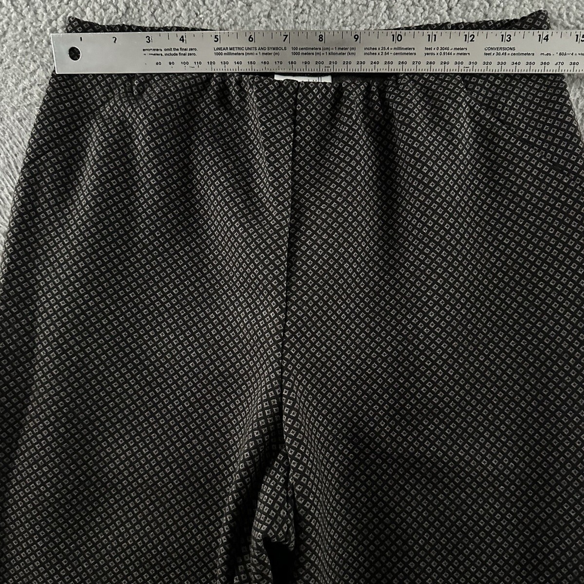 3点 J. Jill Womens Pants Black Brown Size Small Tall Ponte Slim Leg
