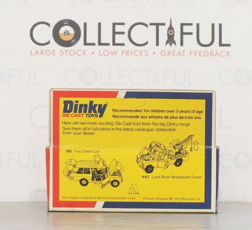 DINKY - #211 TRIUMPH TR7 - 1975 DIECAST *BEAUTY* MINT IN UNPUNCHED BOX🔥 - Picture 3 of 4