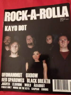 Rock-A-Rolla Magazin KAYO DOT Ufomammut Oxbow Red Sparowes Black Breath Kayodot