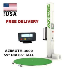 NEW AZ-3000 SCALE Pallet Wrapper Machine (Wrapping Machine) 59" DIA 85" TALL