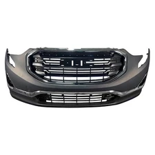 For 2018 2019 2020 2021 GMC Terrain Front Bumper Kit Black Grill Fog Lamp&Covers