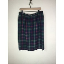 Pendleton Vintage Wool Malcolm Tartan Plaid long Skirt
