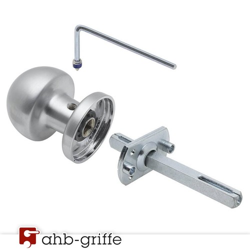 Colombo Türknopf Robot drehbar auf Rosette Chrom matt Türknauf Türbeschlag - Bild 8 von 11