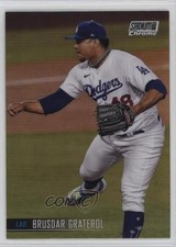 2021 Topps Stadium Club Chrome Refractor Brusdar Graterol #237 sh7