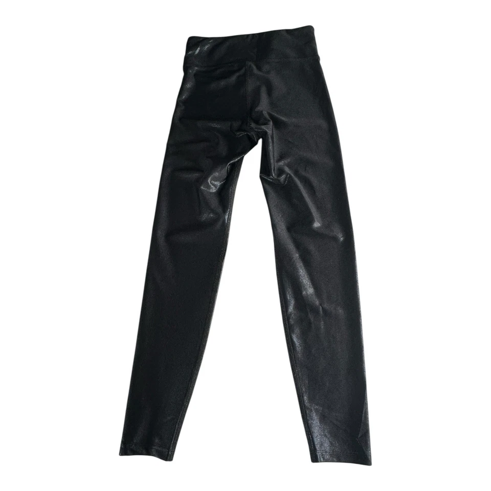 Heroine Sport Metallic Mid-Rise Skinny Actiwear Leggings Black S  Small - Image 3 of 4