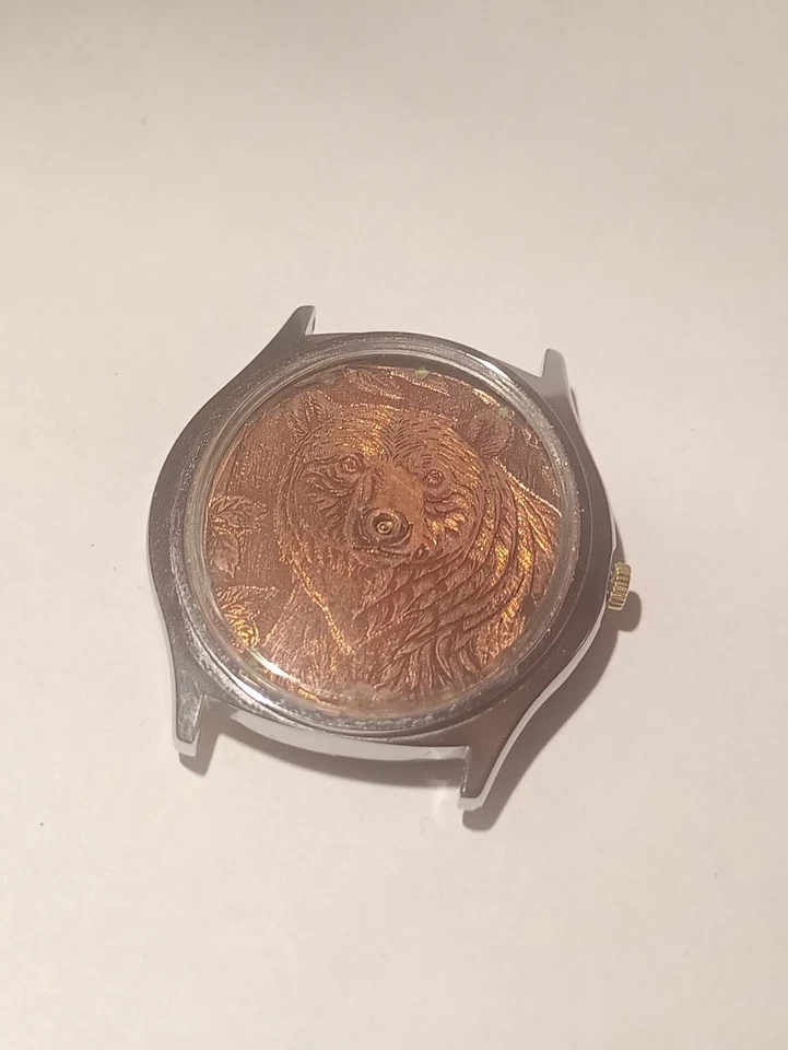 L.U. Chopard & Cie Vintage-Armbanduhr – Handgraviertes Unikat mit Sichtboden - Bild 3 von 4