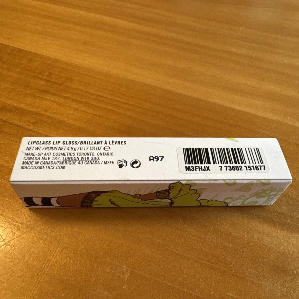 Блеск для губ MAC FAFI Lipglass SQUEEZE IT новый в коробке 0,17 унции подлинный - Изображение 4 из 4