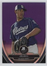 2013 Bowman Platinum Prospects Retail Chrome Purple Refractor Joe Ross 3f7
